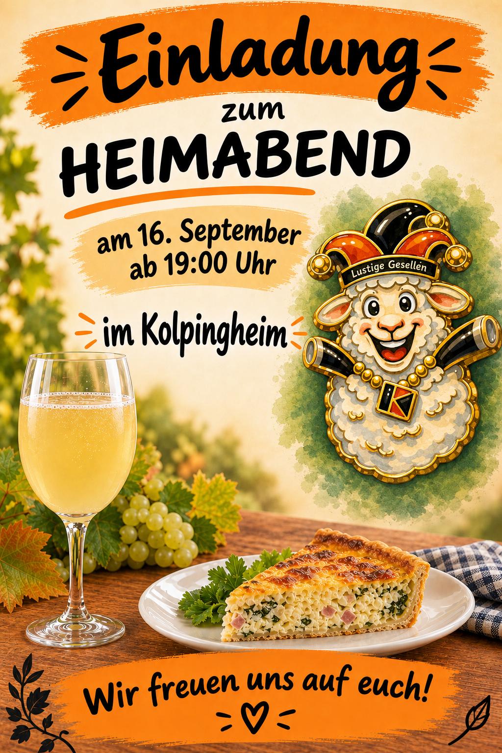 Heimabend mit Zwiebelkuchen und Federweißerabend